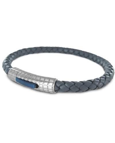 Frank 1967 Pulsera Hombre Acero Negro Malla Bizantina - Elegante
