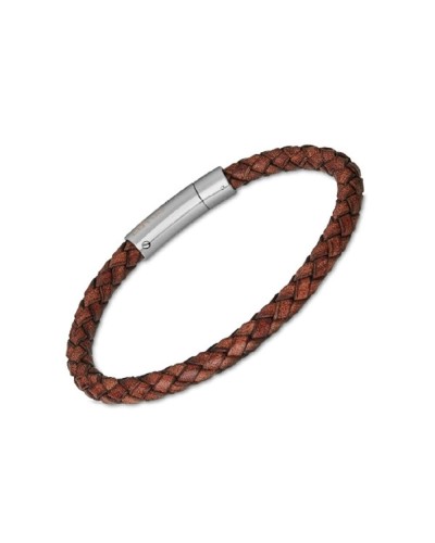 Bracelet Homme Lotus LS2141-2/3 Acier Maille Milanaise Fermeture Réglable
