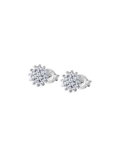 Lotus Pendientes Mujer LP3081-4/1 Plata Aro Cristales
