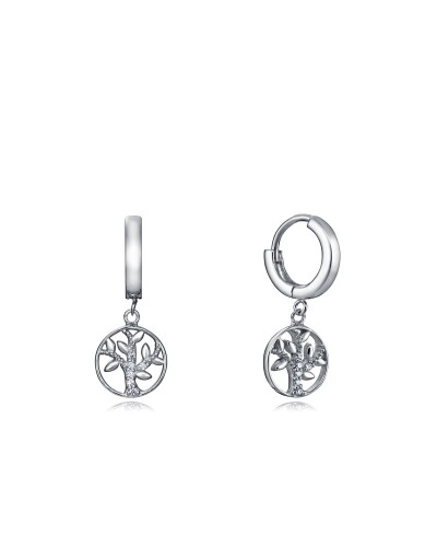 Viceroy Boucles d'Oreilles Femme 4104E000-38 Acier Inoxydable Argent
