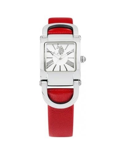 U.S. Polo Assn. Women's Watch USP5012RD, Red, Elegant, Casual
