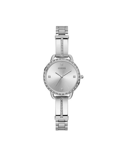 Guess Orologio Donna GW0022L1 Multifunzione Argento e Bianco
