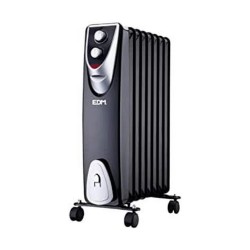 EDM 1500W Black Edition Radiator: Efficient Electric Heating for Indoors
