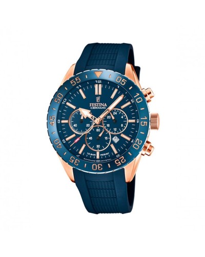 Festina Herrenuhr F20516/1 Chronograph Edelstahl Sportlich
