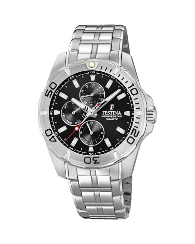 Festina F20445/3: Black Silver Men's Watch, Elegant and Durable
