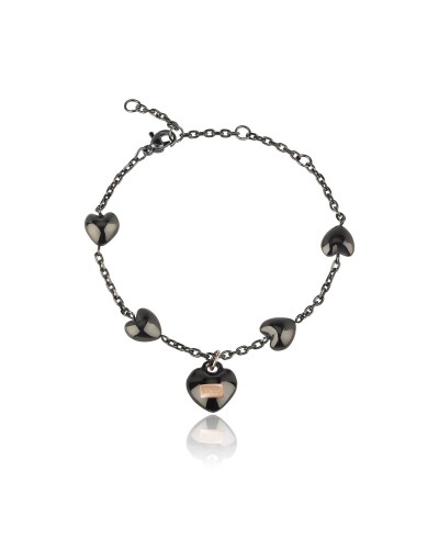 Breil Kilos of Love : Bracelet Femme Acier Inoxydable Maille Serpent
