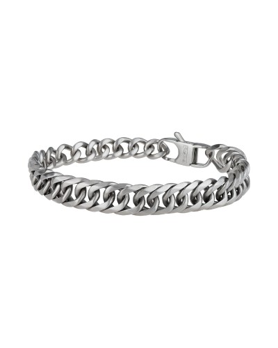 Breil Bracelet Homme TJ2976 Acier Noir Maille Milanaise Tendance
