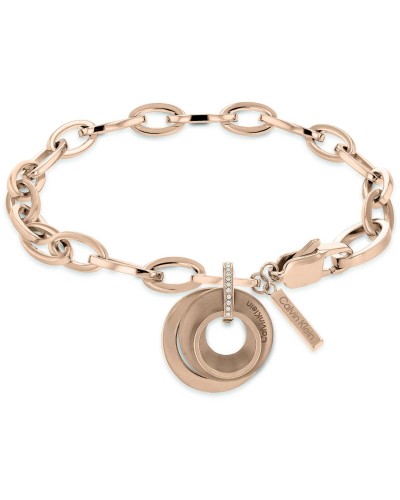 Calvin Klein Brazalete de Mujer Acero Inoxidable Plata - Diseño Moderno
