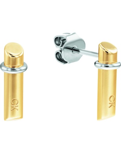 Calvin Klein Ohrringe Damen Edelstahl Silber - Elegant

