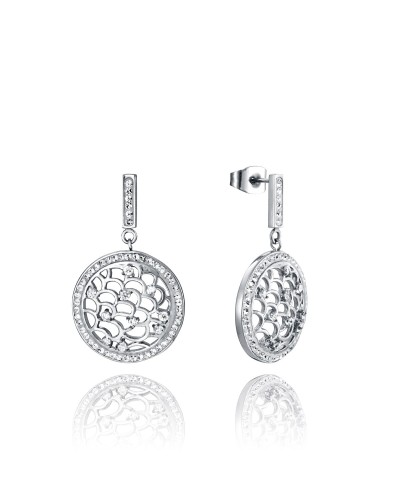 Viceroy Women's Earrings 925 Sterling Silver Circle Zirconia - Elegant and Luminous

