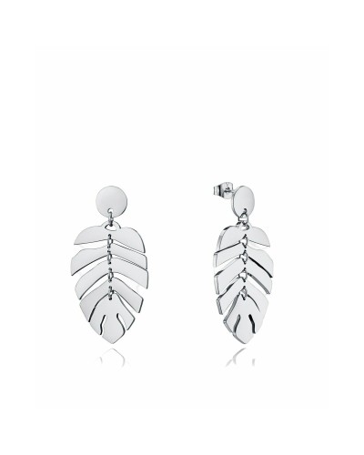Viceroy Boucles d'Oreilles Femme Acier Inoxydable Argent - Élégantes et Lumineuses

