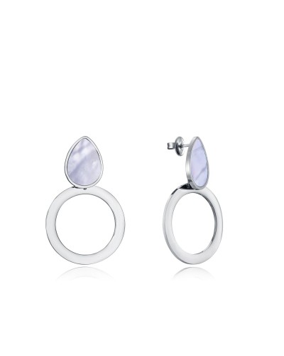 Viceroy Boucles d'oreilles Femme 1446E01000 Acier Inoxydable Argent Élégantes
