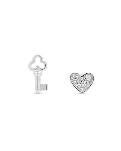 Boucles d'oreilles Femme Stroili Cercle Pavé Cristaux Argent 1685078
