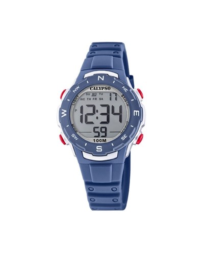 Calypso K5801/5: Herrenuhr Grau, wasserdicht - Casual Stil
