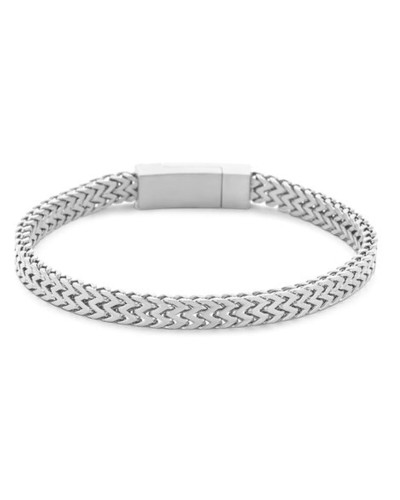 Frank 1967 Pulsera Hombre 7FB-0581 Acero Negro Malla Cadena
