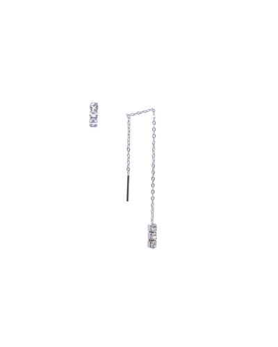 AN Jewels Women's Earrings Sterling Silver 925 Stud Earrings - Elegant and Refined
