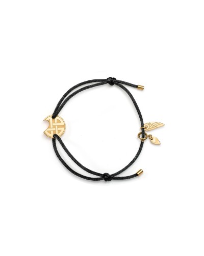 AN Jewels Damenarmband AV.BGLBGGBK Schwarz Gold - Elegant und Raffiniert
