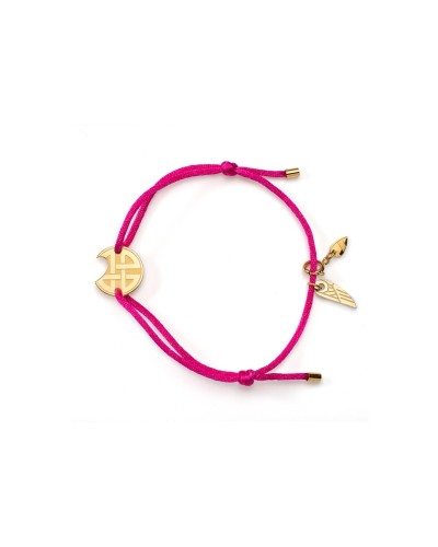 AN Jewels Women's Bracelet Black and Gold Stones - Elegant & Refined
