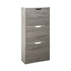 5five Schuhschrank Hellgrau aus Holz, 115 x 60 x 24 cm
