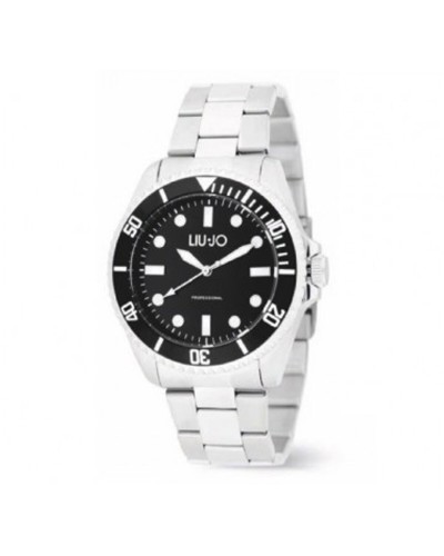 LIU JO Reloj Hombre TLJ2119 Negro Plateado - Estilo Casual
