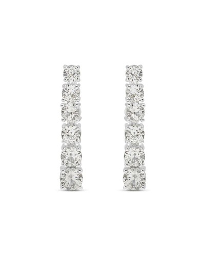 Stroili Ohrringe Damen Hängeohrringe Kristalle Silber - Elegant und Leuchtend
