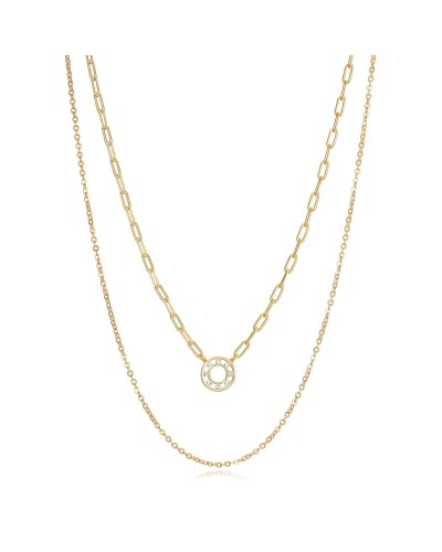 Viceroy Collier Femme Argent 925 Pendentif Coeur Cristaux 13037C100-36
