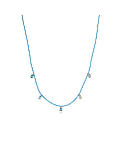 Viceroy Halskette Edelstahl Damen - Kreis Anhänger Kristalle - Elegant & Chic
