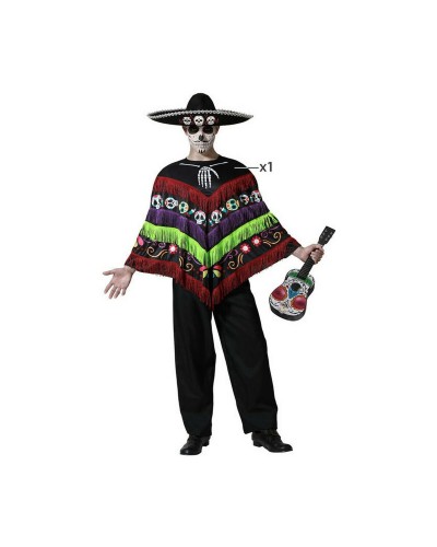 Costume Adulte Noir Mexique - Déguisement Fête Thème (1 Pièce)
