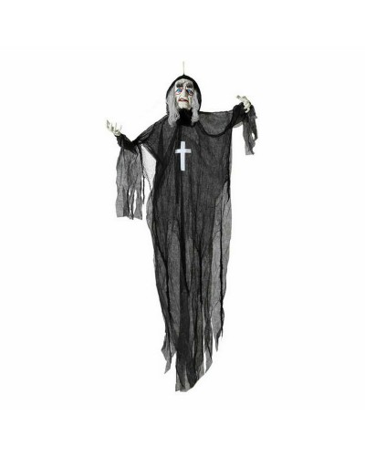 Décoration Halloween : Sorcière Noire Réaliste - Ornement Effrayant
