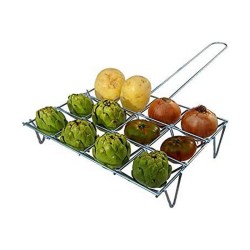 Grille pour légumes EDM 60x30 cm : Idéale pour des grillades savoureuses et saines.
