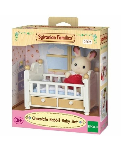 Sylvanian Families Baby Rabbit Chocolate: Letto & Personaggio
