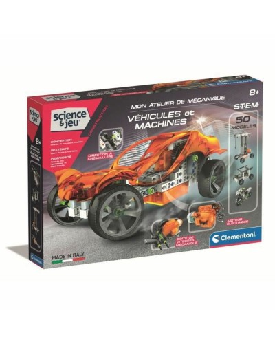 Clementoni My Mechanics Workshop : Kit de Construction Atelier, 8 ans et plus
