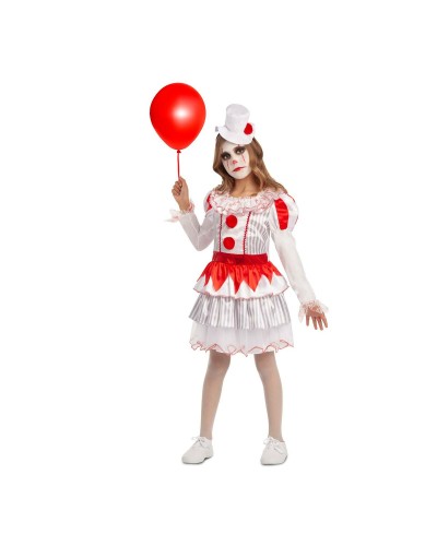 My Other Me Böses Clownskostüm für Damen, 2-teilig - Kinder/Halloween
