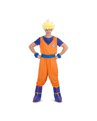 Mi Otro Yo Disfraz Goku Dragon Ball Adultos - 5 Piezas
