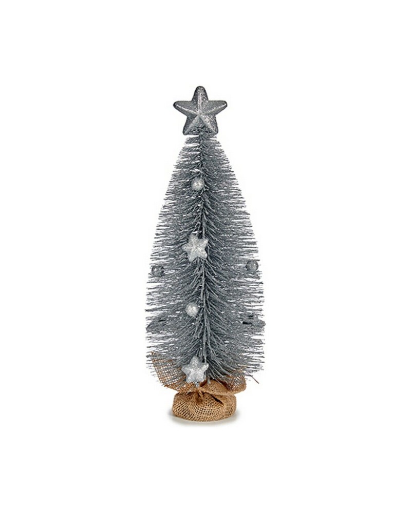 Christmas Tree with Star Silver 13 x 41 x 13 cm
