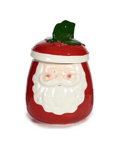 Decoratieve figuren Kerstman 14 x 19,5 x 14 cm Keramisch Rood