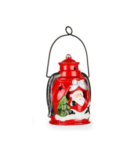 Decoratieve figuren Kerstman 8,3 x 16 x 8,5 cm Keramisch Rood Wit