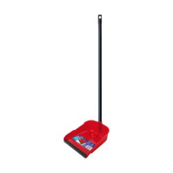 Vileda Red Plastic Dustpan, Household Cleaning Tool
