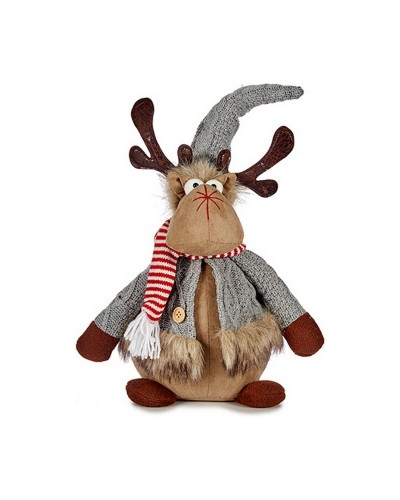 Kerstrendier Grijs Bruin 15 x 43 x 19 cm