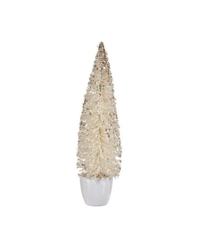 Artificial White Christmas Tree 38 cm, Base 10 cm, Made of Plastic
