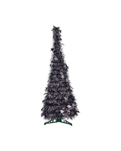 Anthrazitfarbener künstlicher Weihnachtsbaum 180 cm mit 500 Zweigen für Innenräume
