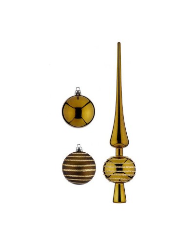 19 Pcs Green PVC Hanging Christmas Decoration
