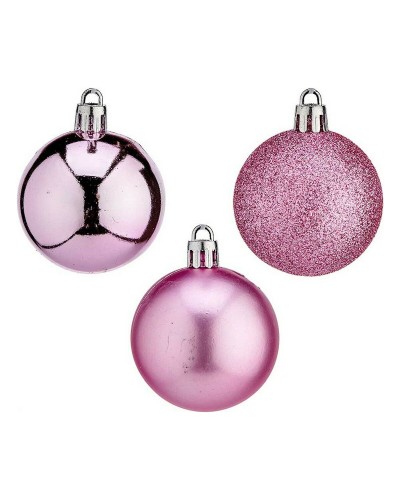 Julgranskula Ø 5 cm Rosa Plast 12 x 26,5 x 12 cm