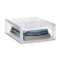 Caja Multiusos Transparente Terry 52XL de 22L, en Polipropileno
