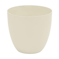 Bloempot Plastiken Beige Polypropyleen Ø 32 cm