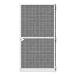 Mosquitera Schellenberg de aluminio con puerta y malla de fibra de vidrio (100x210 cm)
