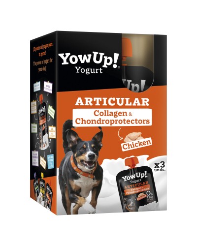 YowUp Aliment Humide pour Chats avec Collagène et Chondroprotecteurs, Poulet (3 x 115 g)
