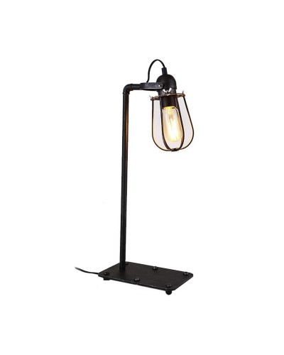 Lampada da tavolo nera EDM - Multicolore, metallo, 60 W, 22 x 51 x 13 cm