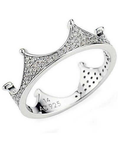 Amen Damenring Silber 925 RZ10-16 Größe 16 - Elegant und Raffiniert
