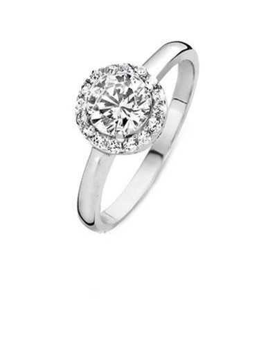 Anello Donna New Bling Misura 14 Argento Brillante - Elegante Quotidiano
